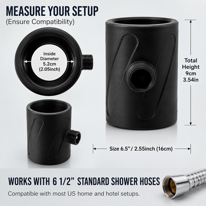 🚿 Targeted Ring-Flow Handheld Shower Head – 5cm/8cm