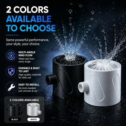 🚿 Targeted Ring-Flow Handheld Shower Head – 5cm/8cm