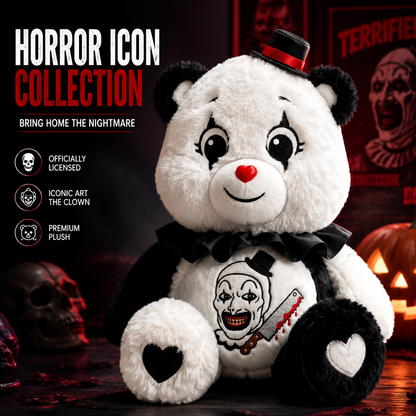 🎭 Art the Clown Teddy Terrors™ Plush | Terrifier Horror Collectible