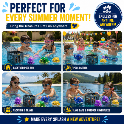💦 Turn Your Pool Into a Treasure Hunt Adventure Kids Can’t Stop Playing