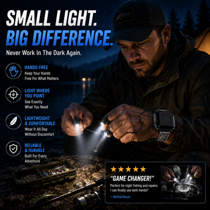 🔥 LAST DAY 50% OFF  🔦 Hands-Free LED Finger Flashlight  Light Where You Point. Free Your Hands.