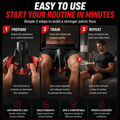 💪 Pelvic Floor Exercise Trainer – Build Strength With A Simple Daily Workout