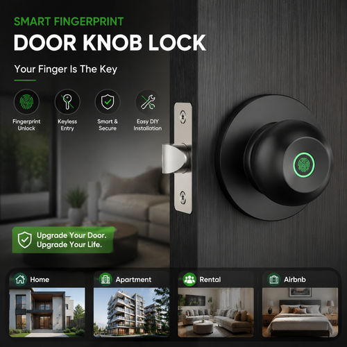 🚪 Upgrade Your Door With A Smart Fingerprint Lock