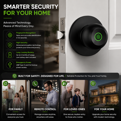 🚪 Upgrade Your Door With A Smart Fingerprint Lock