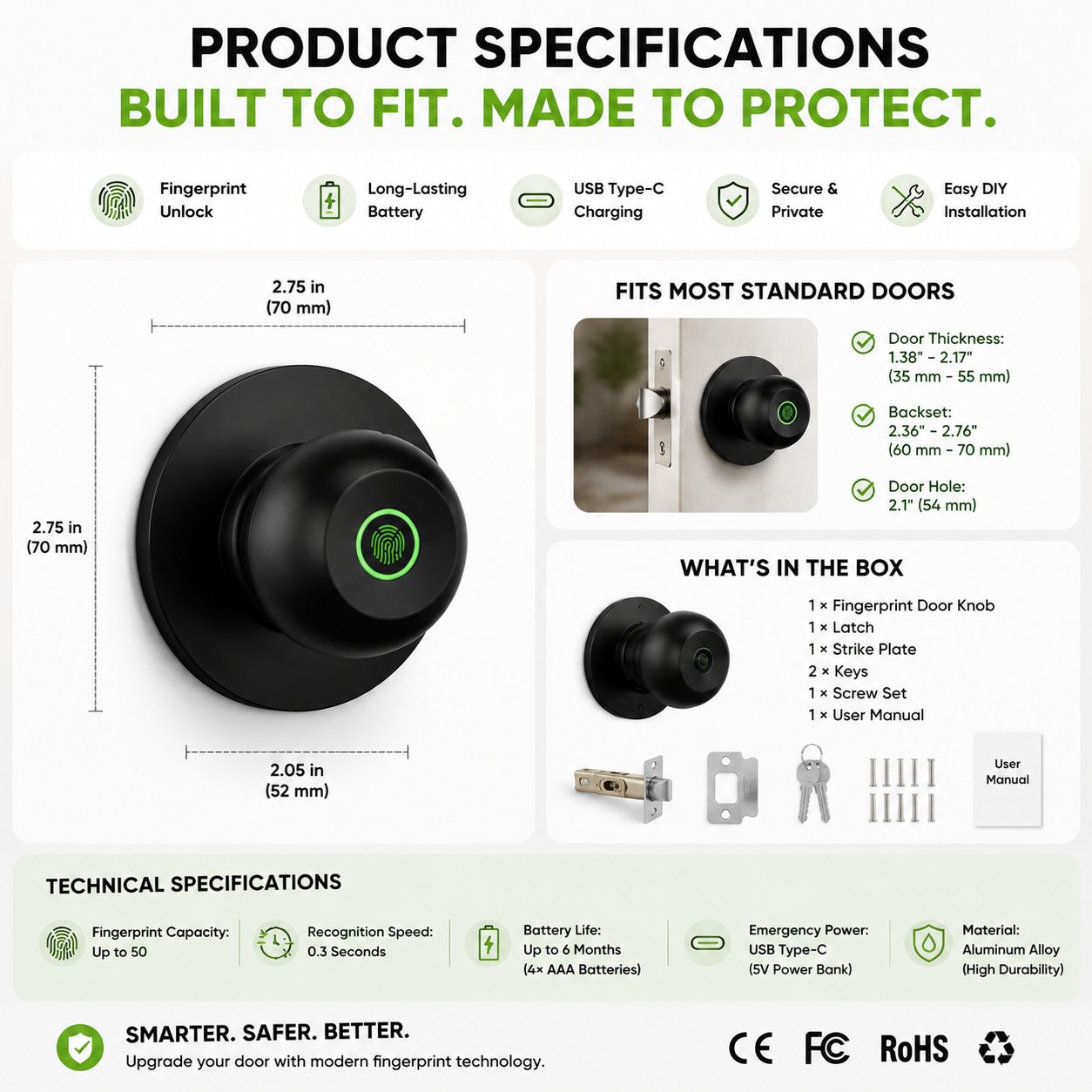 🚪 Upgrade Your Door With A Smart Fingerprint Lock