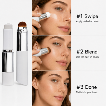 ✨ Bestseller Color-Changing Foundation – Collagen Capsules & Ultra-Fine Bristles 💖