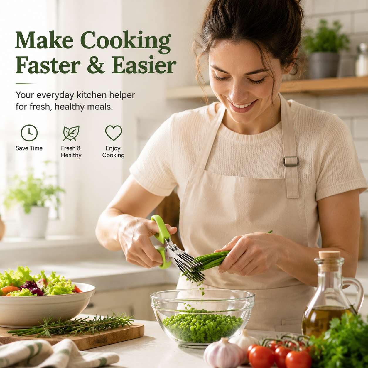 ✂️ Multi-Purpose Kitchen Shears – Cut Faster, Cook Easier