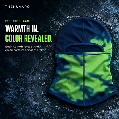 🔥 Heat-Reactive Color-Changing Balaclava for Skiing & Snowboarding