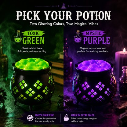 🧙‍♀️ Glowing Potion Cauldron Light