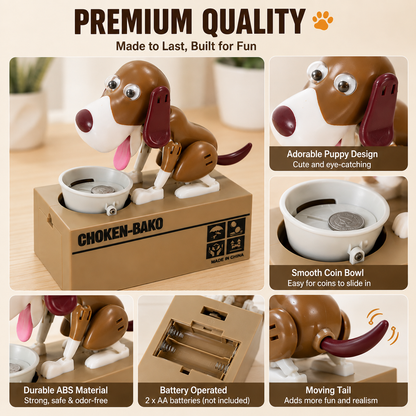 🐶 Interactive Puppy Coin Bank for Kids | Fun Saving Money Toy