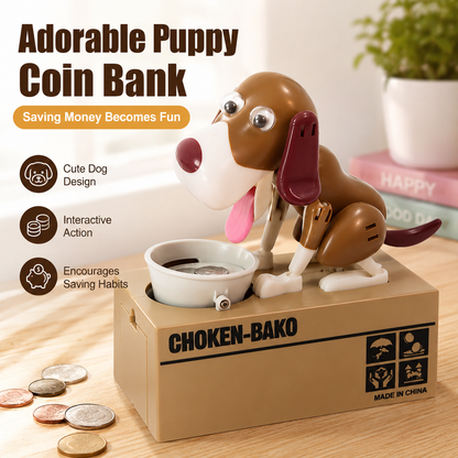 🐶 Interactive Puppy Coin Bank for Kids | Fun Saving Money Toy