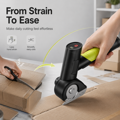 ⚡ Cordless Electric Scissors | Powerful Rotary Cutter for Cardboard, Fabric & DIY