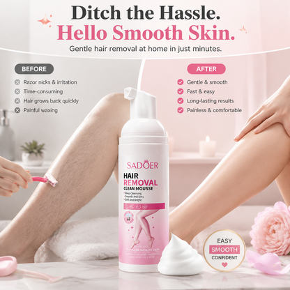 ✨ Smooth Skin Hair Removal Mousse – Gentle Foam Beauty Care At Home