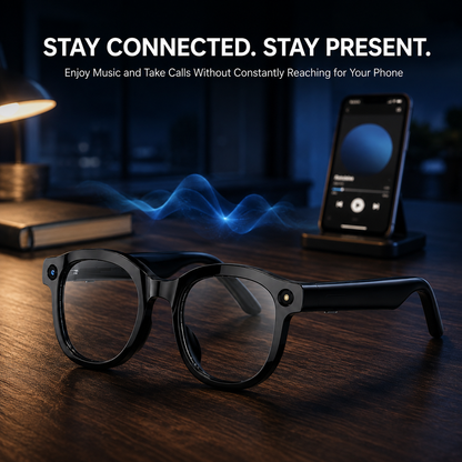 📸 AI Smart Camera Glasses – Hands-Free Photos, Video, Translation & Calls