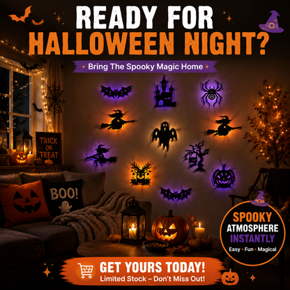 🎃 Halloween LED Wall Stickers | Glow In The Dark Spooky Home Decoration