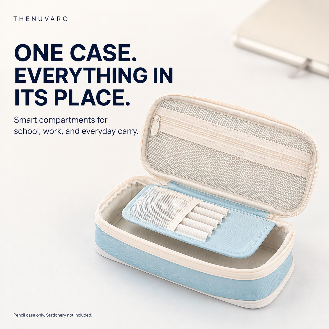 ✏️ Large-Capacity Multi-Compartment Pencil Case — Keep Every School Essential Organized