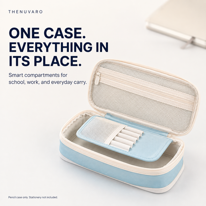 ✏️ Large-Capacity Multi-Compartment Pencil Case — Keep Every School Essential Organized