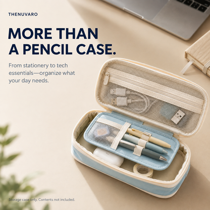 ✏️ Large-Capacity Multi-Compartment Pencil Case — Keep Every School Essential Organized