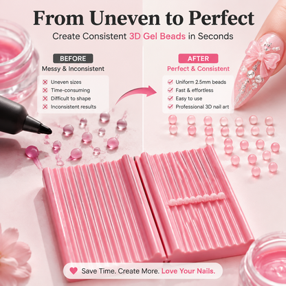 💅 2.5mm Gel Bead Roller Tool | Create Perfect 3D Nail Art Designs Easily