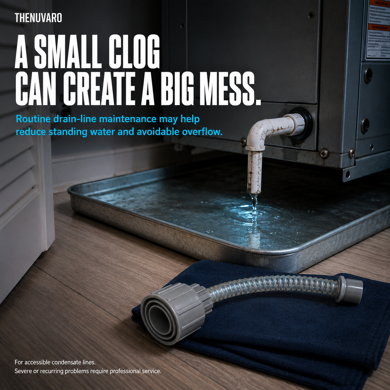 💧 AC Drain Line Cleaning Adapter – Flexible Wet/Dry Vacuum Connector for Condensate Pipe Maintenance