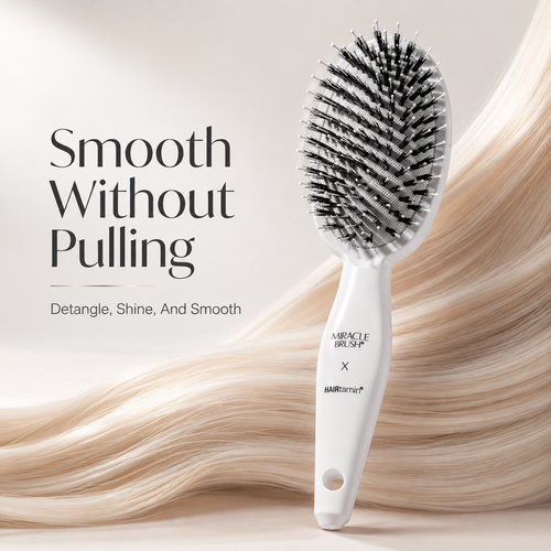 ✨ Gentle Detangling Hair Brush for Smooth, Shiny Hair