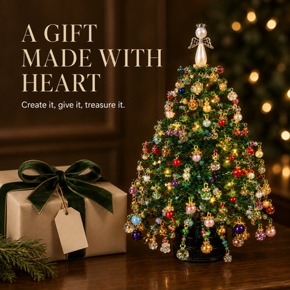 ✨ DIY Lighted Seasonal Tabletop Tree Kit – Create Your Own Holiday Magic