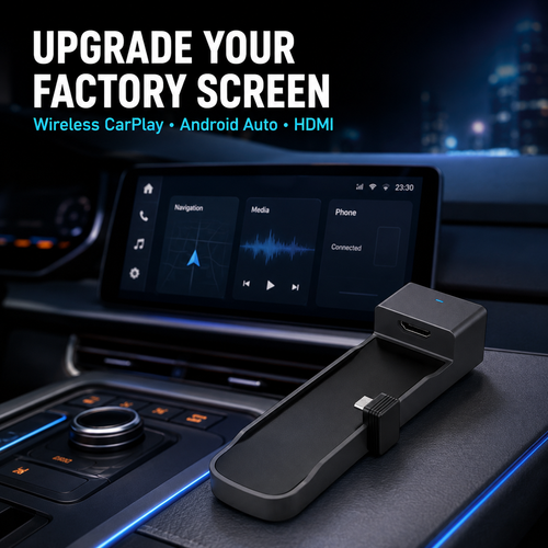 🚘 3-in-1 Wireless CarPlay, Android Auto & HDMI Car Entertainment Adapter