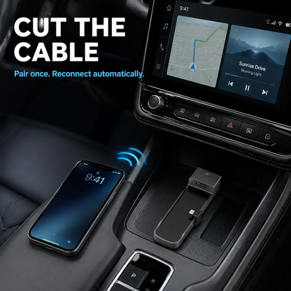 🚘 3-in-1 Wireless CarPlay, Android Auto & HDMI Car Entertainment Adapter