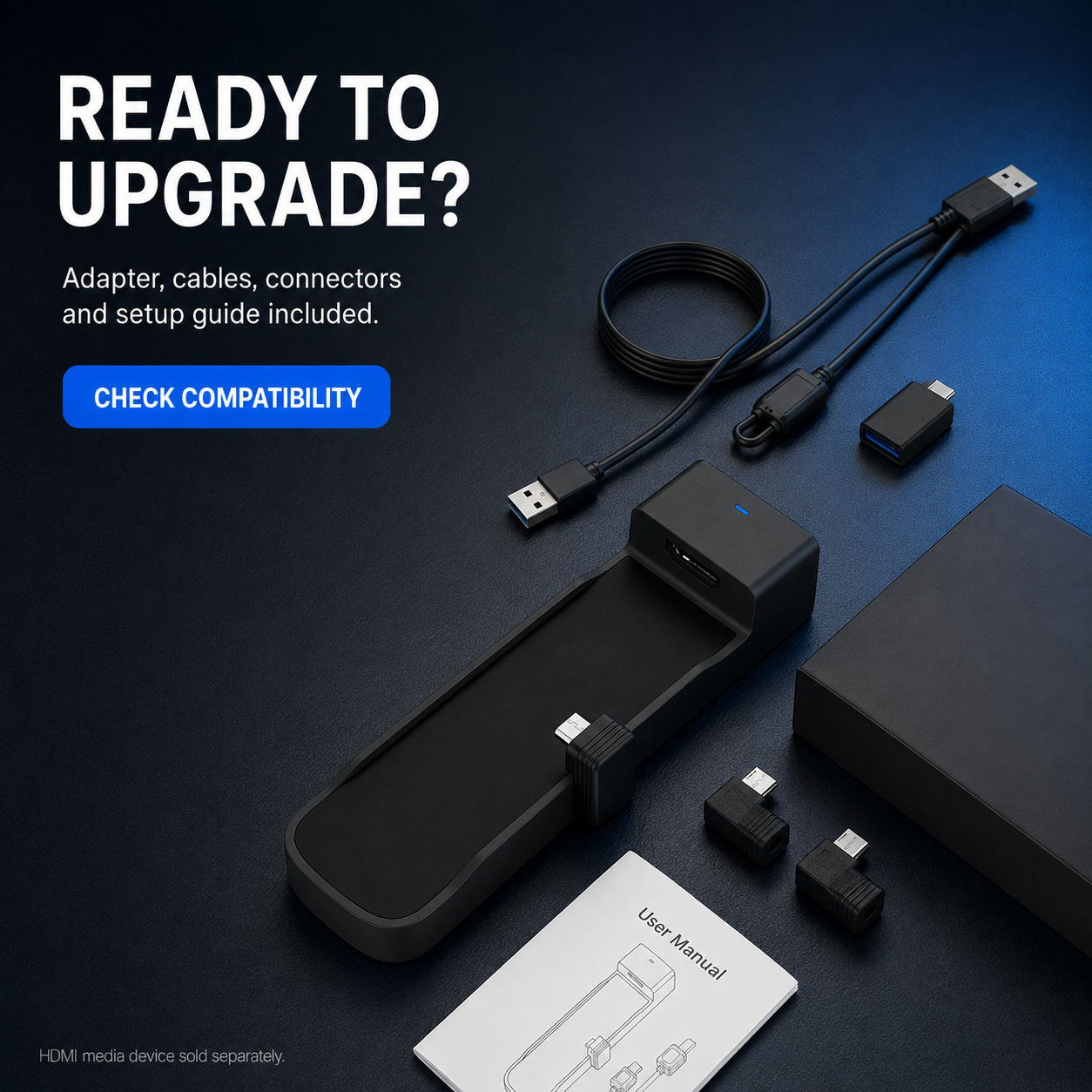 🚘 3-in-1 Wireless CarPlay, Android Auto & HDMI Car Entertainment Adapter