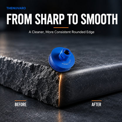🛠️ 74mm Diamond Bullnose Profile Wheel – Smooth Stone Edge Rounding Made Easier