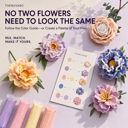 🌸 Complete DIY Flower Bouquet Craft Kit – Create, Arrange & Display Your Own Blooms