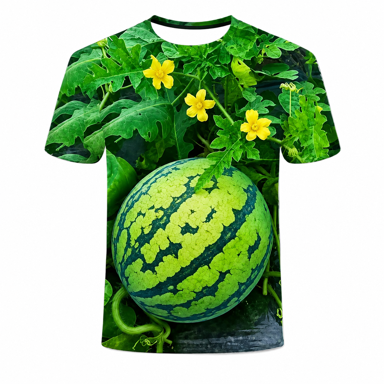 Watermelon belly t-shirt front view