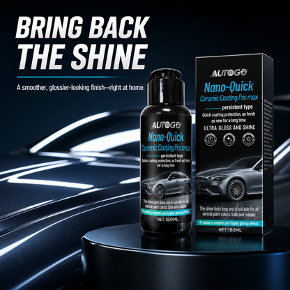 🚘 Nano Ceramic Car Paint Coating – Quick Gloss & Shine Care