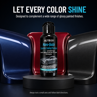 🚘 Nano Ceramic Car Paint Coating – Quick Gloss & Shine Care
