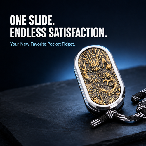 😌Pocket Metal Fidget Slider – Satisfying EDC Finger Toy