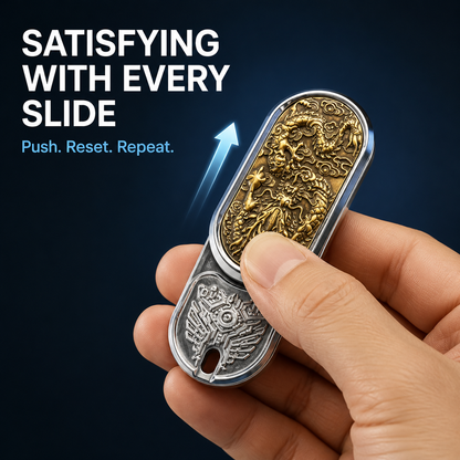 😌Pocket Metal Fidget Slider – Satisfying EDC Finger Toy