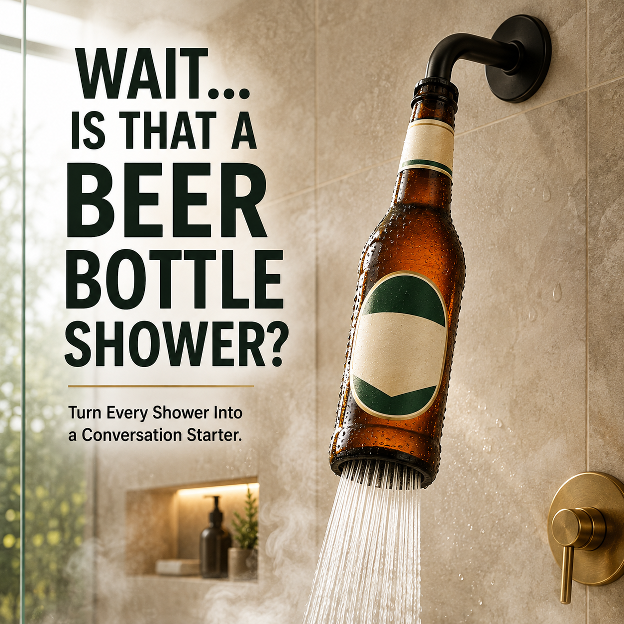 The Ultimate Bathroom Upgrade for Beer Lovers🍺🚿