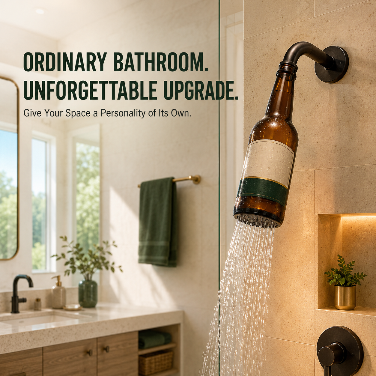 The Ultimate Bathroom Upgrade for Beer Lovers🍺🚿