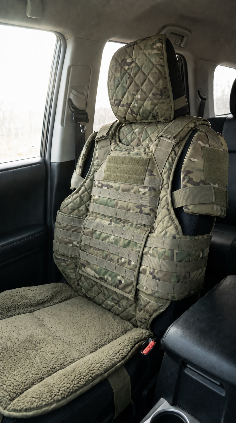 🚙Rugged Truck Seat Cover – Tactical Storage, Seat Protection & All‑Day Comfort