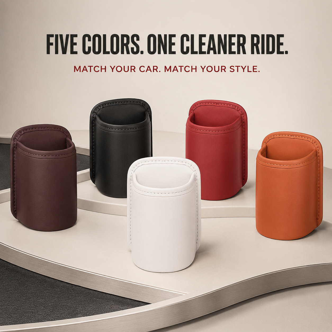 🚗 Clip-On Car Cup Holder & Organizer – Add Extra Drink Storage Without Console Clutter