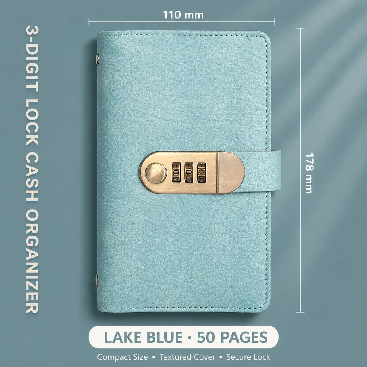 🔐Locking Banknote Collection Booklet | Holds 100 Bills💵