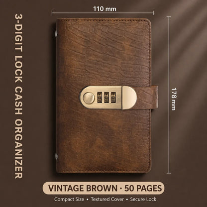 🔐Locking Banknote Collection Booklet | Holds 100 Bills💵