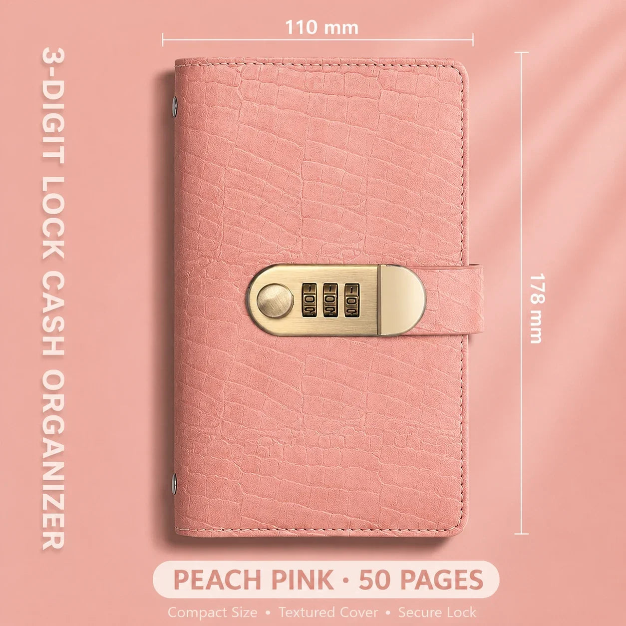 🔐Locking Banknote Collection Booklet | Holds 100 Bills💵