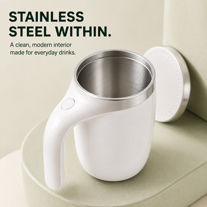☕ Electric Self-Stirring Mug – One-Touch Automatic Mixing Cup