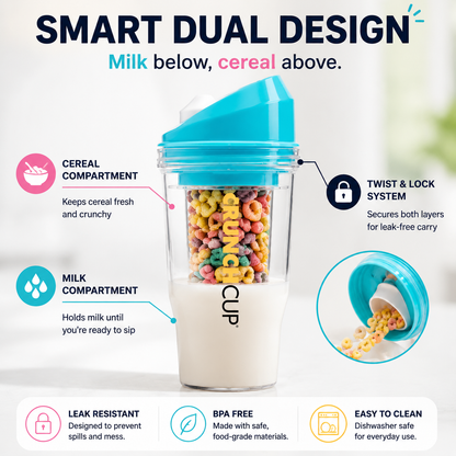 🥣 CrunchCup™ Portable Cereal Cup