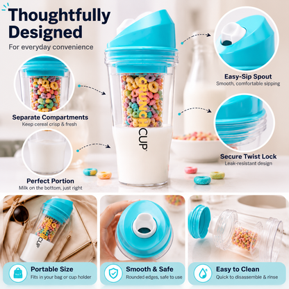 🥣 CrunchCup™ Portable Cereal Cup
