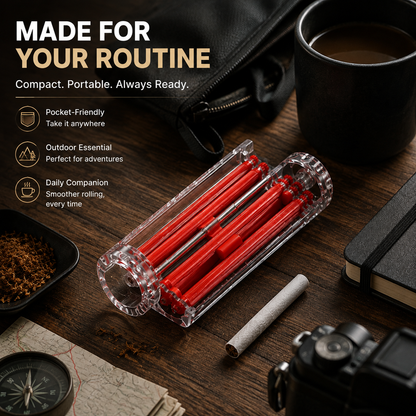 🚬 Portable Cigarette Roller | 8mm Rolling Machine For Perfect Cigarettes