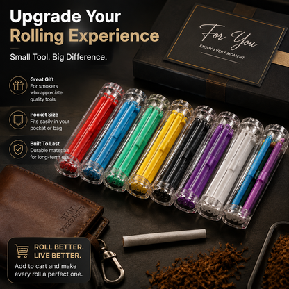 🚬 Portable Cigarette Roller | 8mm Rolling Machine For Perfect Cigarettes