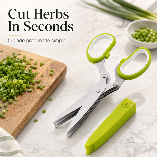 ✂️ 5-Blade Herb Scissors