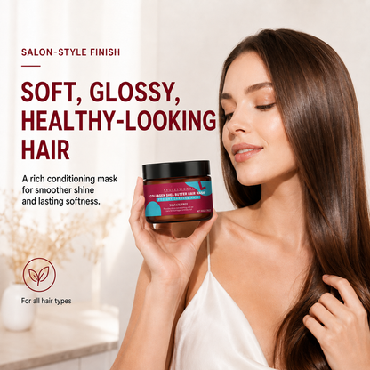 🌿 Collagen & Shea Butter Hair Mask – Deep Repair Treatment for Dry/Damaged Hair